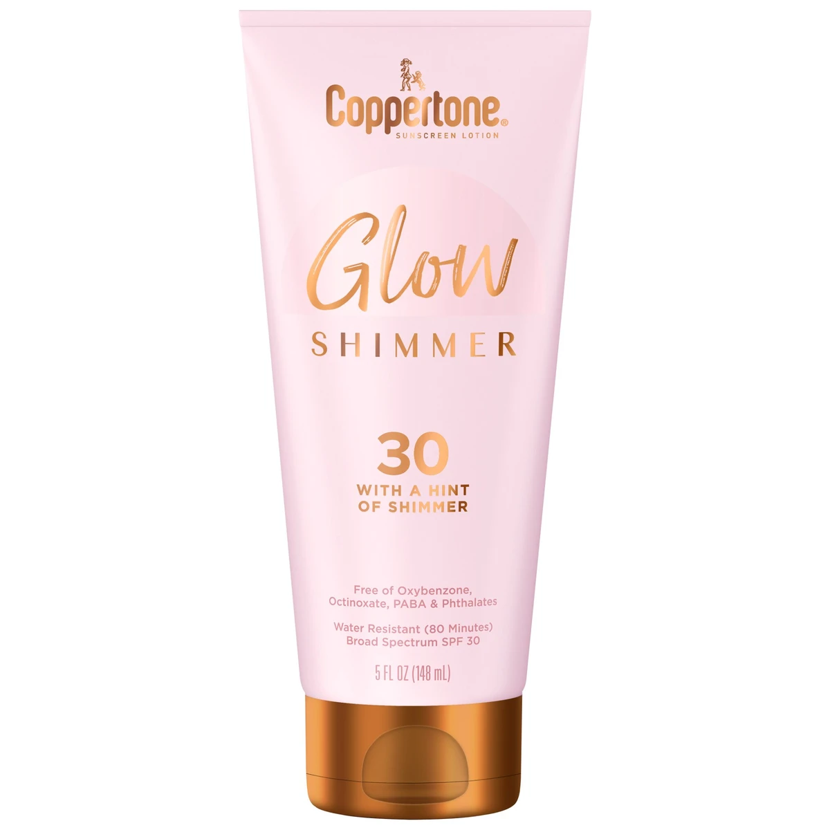 Coppertone Glow With Shimmer Sunscreen Lotion  SPF 30  5 fl oz