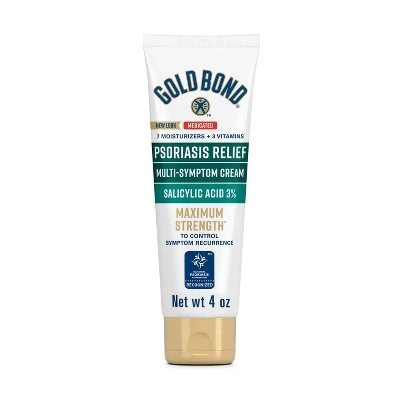 Unscented Gold Bond Psoriasis Relief Cream  4oz