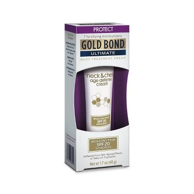 Gold Bond Neck & Chest Age Defense Sunscreen  SPF 20  1.7oz