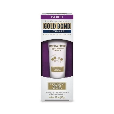 Gold Bond Neck & Chest Age Defense Sunscreen  SPF 20  1.7oz
