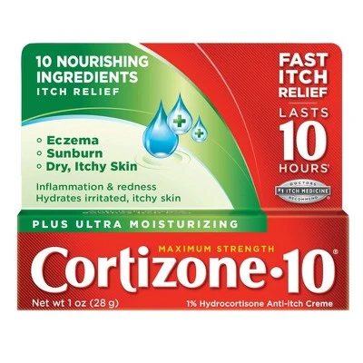 Cortizone 10 Plus Ultra Moisturizing Anti Itch Crème  1oz