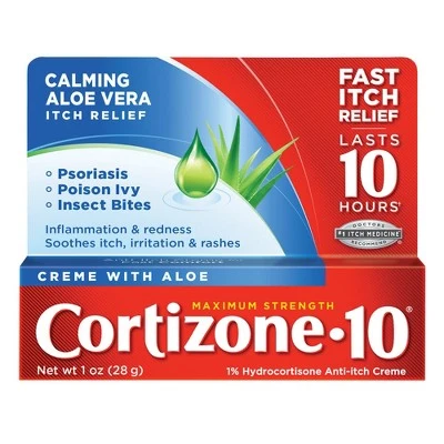 Cortizone 10 Maximum Strength Aloe Anti Itch Creme