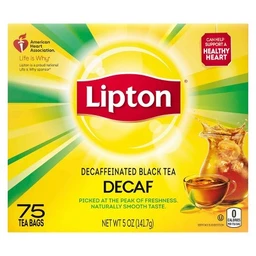 Lipton Lipton Decaffeinated Black Tea Bags  75ct