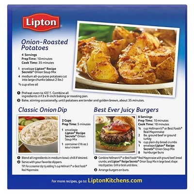 Lipton Recipe Secrets Soup & Dip Mix Onion 2 oz