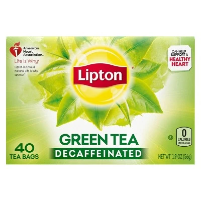 Lipton Decaffeinated Green Tea  40ct