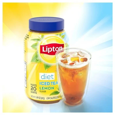 Lipton Diet Lemon Iced Tea Mix  20qt