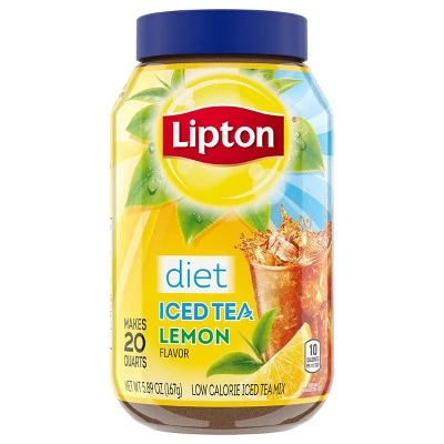 Lipton Diet Lemon Iced Tea Mix  20qt