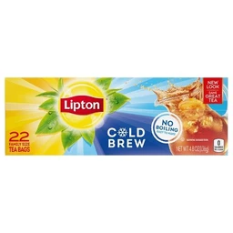 Lipton Lipton Cold Brew Family Size Black Iced Tea Bags  22ct