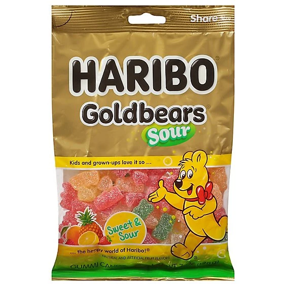 7 oz HARIBO Sour Gold Bears