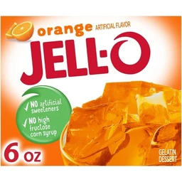 JELL-O Jell O Gelatin Dessert, Orange