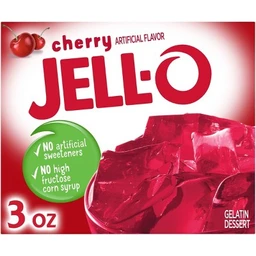 JELL-O Jell O Gelatin Dessert, Cherry