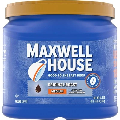 Maxwell House Original Medium Roast Ground Coffee 30.6oz