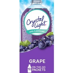 Crystal Light Crystal Light On the Go Grape Energy Drink Mix 10pk/0.11oz Stix