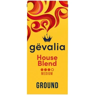 Gevalia House Blend Medium Dark Roast Ground Coffee 12oz