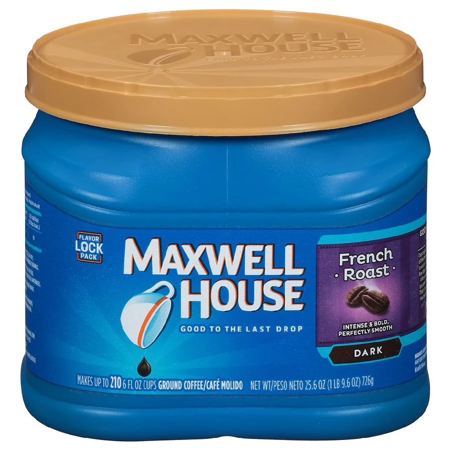 Maxwell House French Medium Dark Roast Ground Coffee 25.6oz