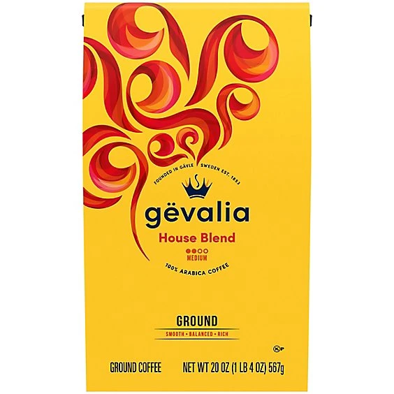 Gevalia House Blend Medium Roast Ground Coffee 20oz