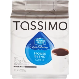 Tassimo Tassimo Maxwell House Café Collection House Blend Medium Roast T Disc Coffee Pods 16ct