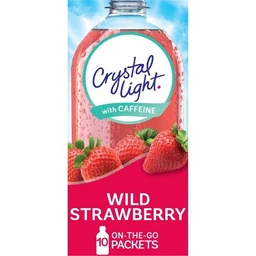 Crystal Light Crystal Light Energy On The Go Wild Strawberry Drink Mix 10pk/0.11oz Pouches