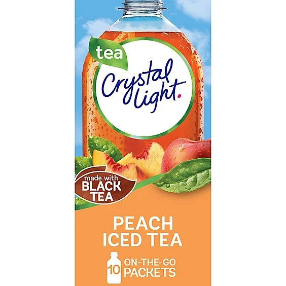 Crystal Light Iced Tea Drink Mix, Peach, Peach