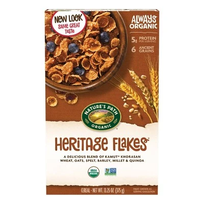 Nature's Path Heritage Flakes Breakfast Cereal 13.25oz