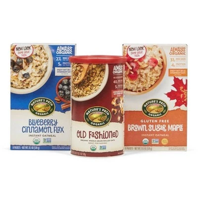Nature's Path Gluten Free Brown Sugar Maple Instant Oatmeal 11.3oz