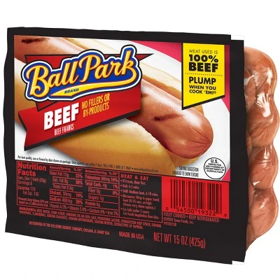 Ball Park Uncured Beef Franks 15oz