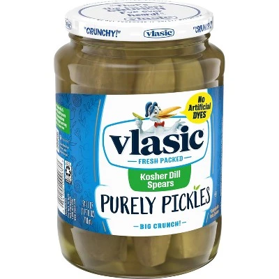 Vlasic Purely Pickles Kosher Dill Spears  24 fl oz