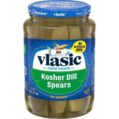Vlasic Kosher Dill Pickle Spears  24oz