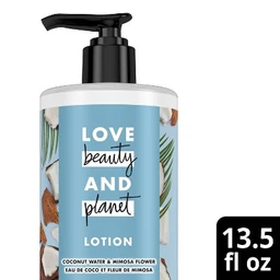 Love Beauty and Planet Love Beauty & Planet Luscious Hydration Body Lotion, Coconut Water & Mimosa Flower