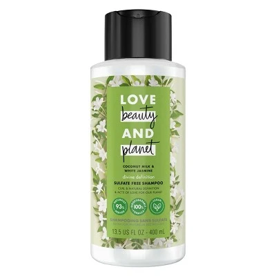 Love Beauty & Planet Coconut Milk & White Jasmine Divine Definition Shampoo  13.5 fl oz