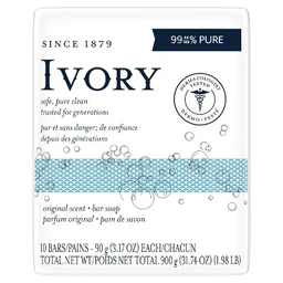 Ivory Ivory Original Bar Soap  10 bars  3.17oz