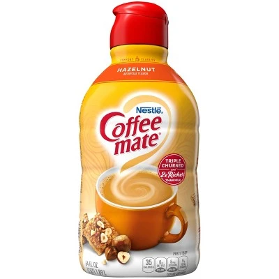 Coffee Mate Hazelnut Coffee Creamer  0.5gal