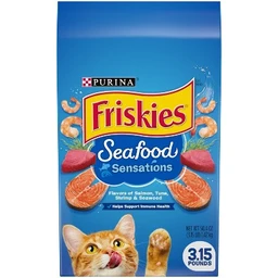 Friskies Purina Friskies Seafood Sensations with Flavors of Salmon, Tuna, Shrimp & Seaweed Adult Complete &
