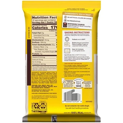 Nestle Tollhouse Ultimates Chocolate Chip Lovers Cookie Dough 16oz/12ct