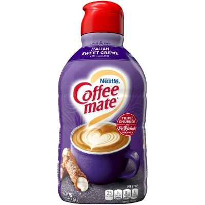 Coffee Mate Italian Sweet Crème Coffee Creamer  0.5gal