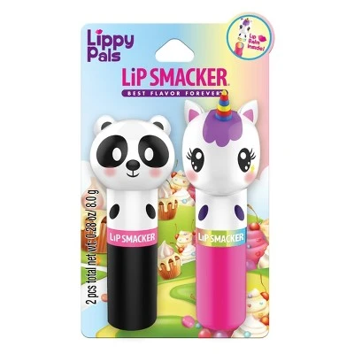 Lip Smacker Lippy Pals Panda & Unicorn Lip Balm .28oz