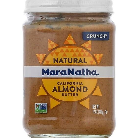 MaraNatha All Natural No Stir Almond Butter Crunchy  12oz