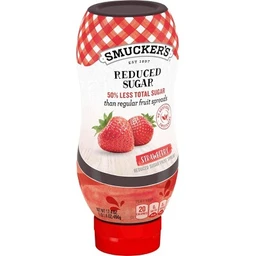 Smucker's Smucker's Squeeze Reduced Sugar Strawberry Fruit Spread  17.4oz