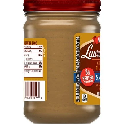 Laura Scudder All Natural Smooth Peanut Butter  16oz