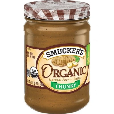 Smucker's Organic Chunky Peanut Butter 16oz