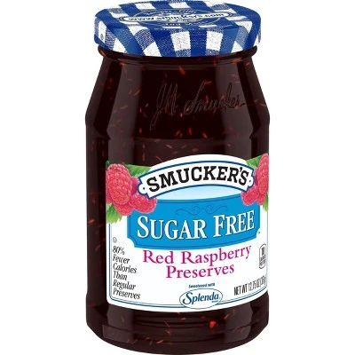 Smucker's Sugar Free Light Red Raspberry Preserves 12.75oz