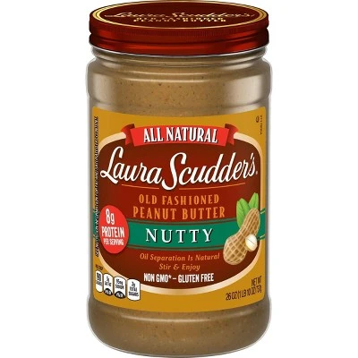Laura Scudder Natural Crunchy Peanut Butter  26oz