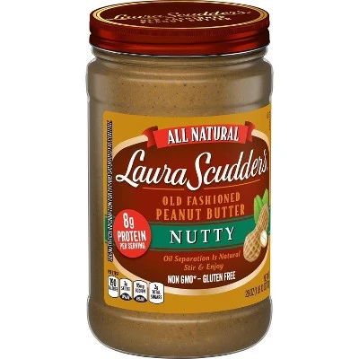 Laura Scudder Natural Crunchy Peanut Butter  26oz