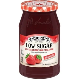Smucker's Smucker's Low Sugar Strawberry Preserves  15.5oz