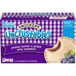 Smucker's Smuckers Frozen Uncrustables Peanut Butter & Grape Jelly Sandwich 30oz/15ct