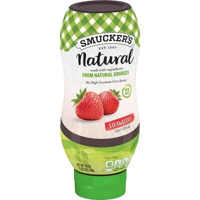 Smucker's Natural Strawberry Fruit Spread  19oz