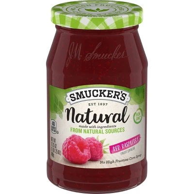 Smucker's Natural Raspberry Preserves 17.25oz