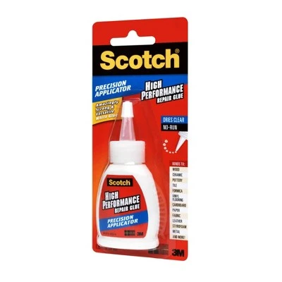 Scotch Precision Applicator High Performance Repair Glue 1.25oz