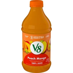 V8 Juice V8 v Fusion Fruit & Vegetable Juice, Peach Mango