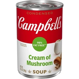  Campbell's Low Fat Condensed Cream of Mushroom Soup 10.5oz